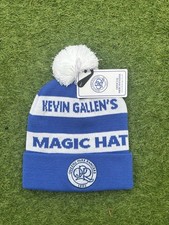 Queens Park Rangers FC QPR AdultsBlue White Kevin Gallen Bobble Hat BNWT