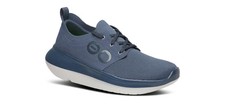 NEW OOFOS Men's OOmy Stride White Moroccan Blue SHIPS FREE