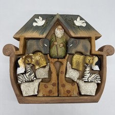 Noah?s Ark Table Piece By Christmas Corp. With Magnets On Each Piece