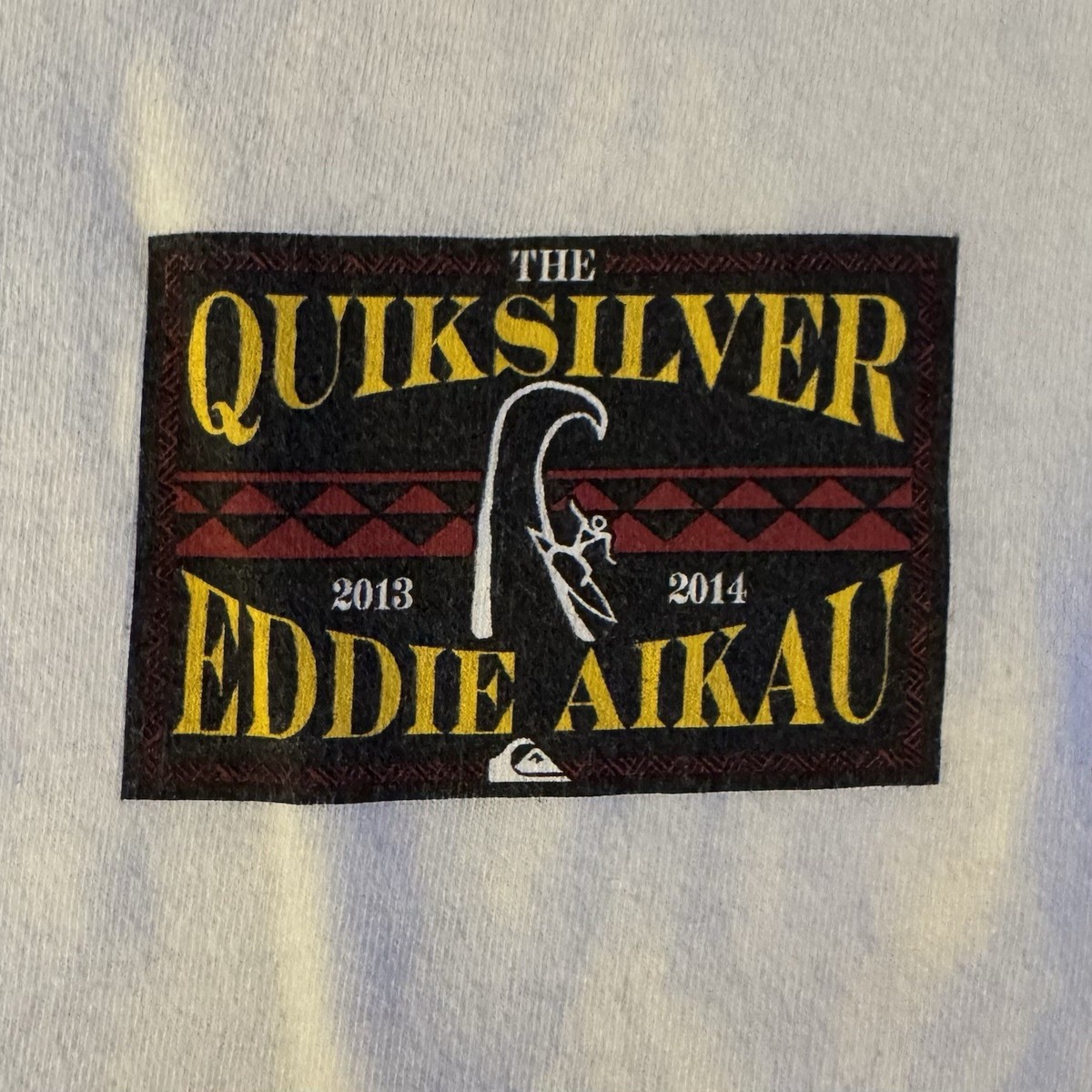 Quiksilver 2013 2014 Eddie Aikau Surf Contest White T-Shirt Waimea