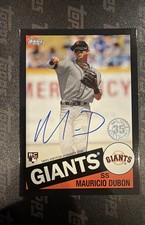 2020 Topps - 1985 Topps Baseball Autographs Series 2 Mauricio Dubon #85A-MD...