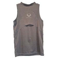Evoshield Gray Tank Top Chest Guard Compressi...