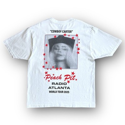 Beyoncé Cowboy Carter Atlanta Exclusive Peach Pit Official T-Shirt