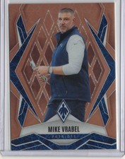 2025 Panini Phoenix - #37 Mike Vrabel SP Bronze Lazer 12/15 Patriots 