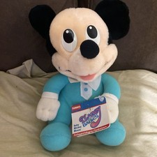Vtg.Mickey Mouse Disney Baby Playskool 7" Inch Stuffed Animal Toy . Vintage 1984