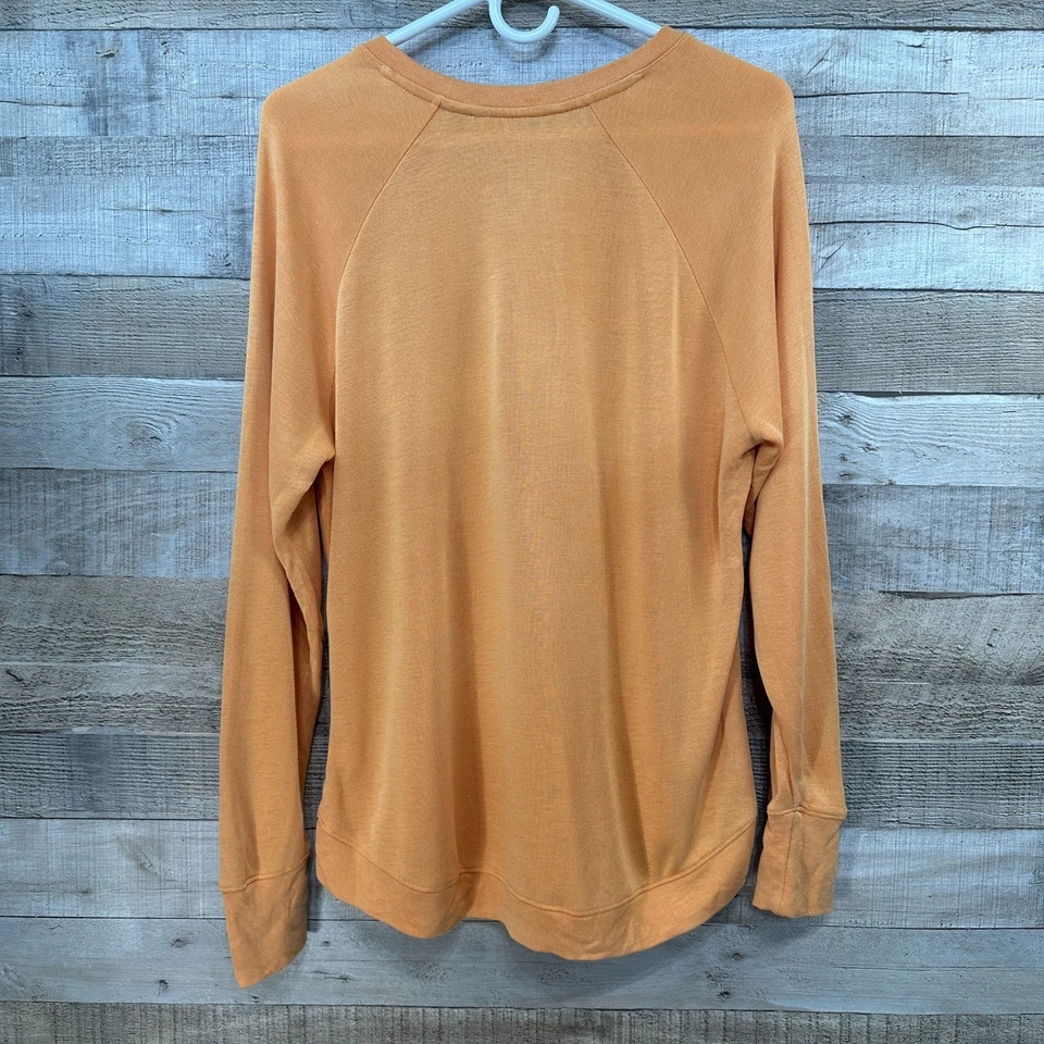 Top Atlético Athleta Naranja Modal Poliéster Manga Larga Mujer Talla M Foto 4 de 4