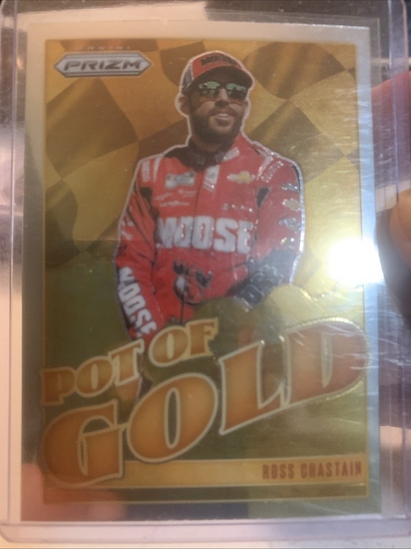 2025 Panini Prizm Ross Chastain Gold Pot of Gold #10 Base