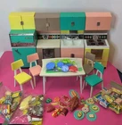 Vintage 1960's Deluxe Reading Dream Kitchen Doll House Toy Appliances Accessorie