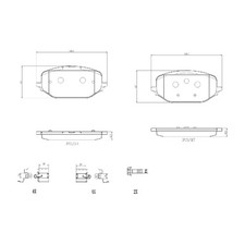 Satz Bremsbeläge Bremsklötze vorne für Fiat Doblo 510 | 24633575