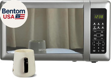 MW7601SL Countertop Microwave Oven with Sleek Mirrored Finish Glass Door, 700W,