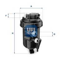 UFI 55.108.00 Kraftstofffilter FüR Fiat