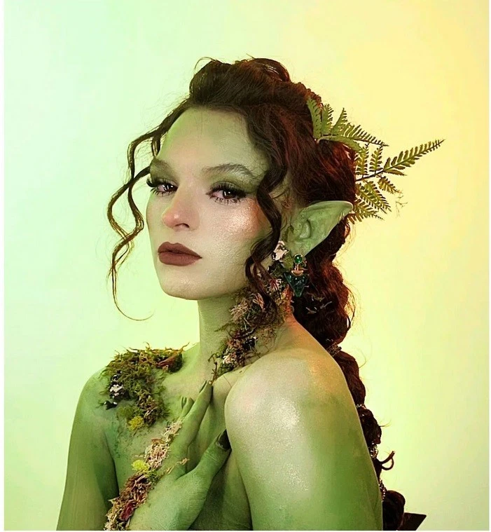 Kit Completo de Maquillaje Ninfa Bosque Graftobian - Orejas de Elfo Juegos con disfraces Disfraz de Halloween Foto 2 de 3