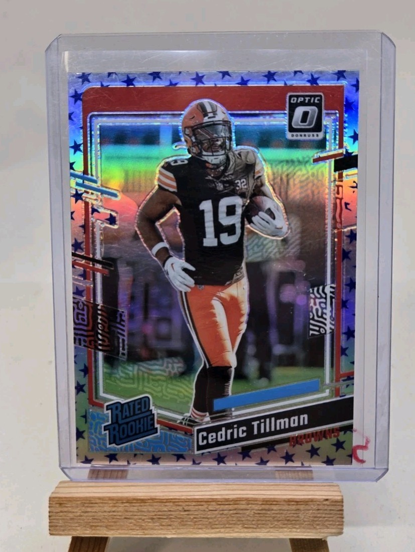 Cedric Tillman Stars Prizm 2023 Panini Donruss Optic - Rated Rookie #224 (RC)