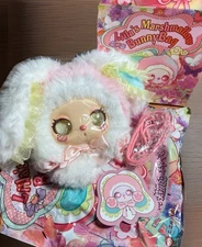 Liila Marshmallow Bunny Bag Girl’s Worries RARE SPECIAL LIQUID SAND GLITTER EYES