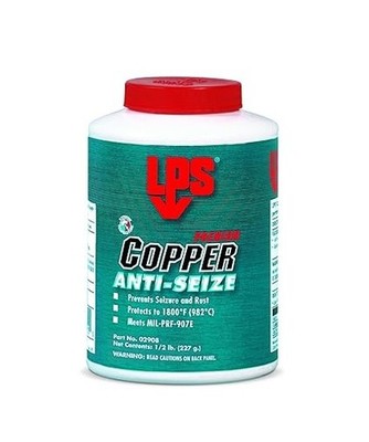 LPS 02908 8oz Premium Copper Anti-Sieze, Brush Top Can, 12/pack, FREE SHIPPING