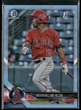 2018 Bowman Draft Drevian Williams-Nelson Chrome Sky Blue Refractor #/402