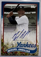 2020 Topps Archives - 1989 Topps Corn Field Autographs Miguel Andujar #89CFA-MA