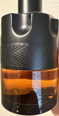 Azzaro the most Wanted Men's Fragrance Bottle Black Amber Modern Design