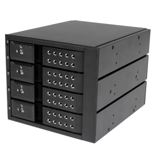 Startech.Com 4 Bay Aluminum Trayless Hot Swap Mobile Rack Backplane for 3.5 " Sa - Image 3 of 3