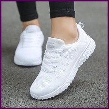 Women  s Breathable Mesh Sneakers   Casual Walking Flat Shoes