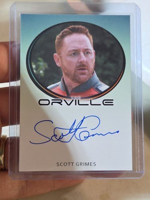 2018 Rittenhouse The Orville Scott Grimes as Lt. Gordon Malloy Autograph Auto