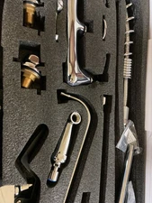 Bwe A-94258-C Wall Mount Pre-Rinse Kitchen Faucet, Polished Chrome