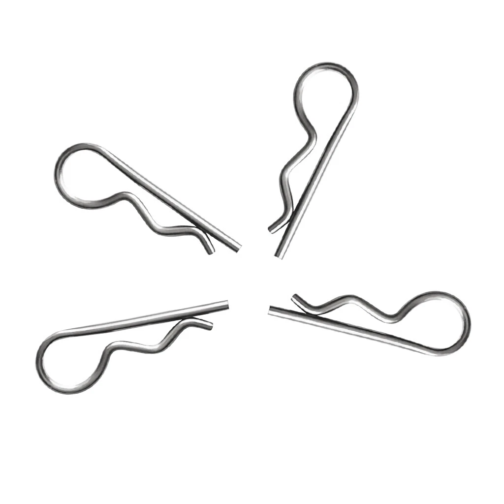 20 Pieces Stainless Steel R Clip Clevis Pin Shaft 2mm Heavy, 41 OFF