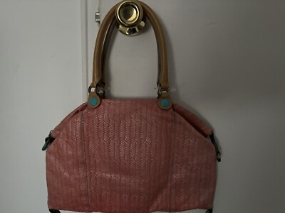 GABS Italy Convertible Tote Large Handbag Carryall, Leather.