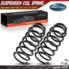 2x Coil Springs for BMW F25 F26 X3 11-17 X4 15-18 Rear Left & Right 33536787208