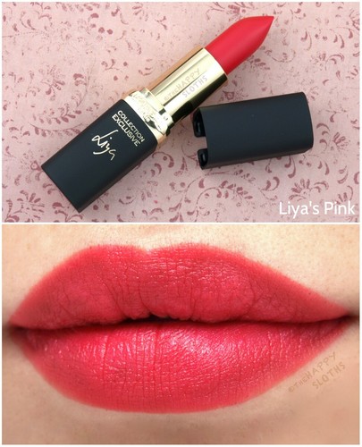 L'Oreal Colour Riche Matte Lip Color Lipstick Lip Stick (Liya's Pink 709) - Picture 2 of 2
