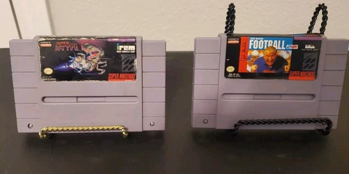 Super R-Type & John Madden Football Super Nintendo 1991 SNES Bundle Lot Of 2