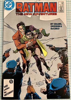 Batman #410 High Grade NM Origin of Two-Face Steve Geiger Cover 1987 DC Comics