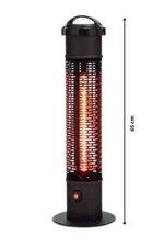 Bordeaux Tower Patio Outside / Inside Indoor Heater Radiator 1200W