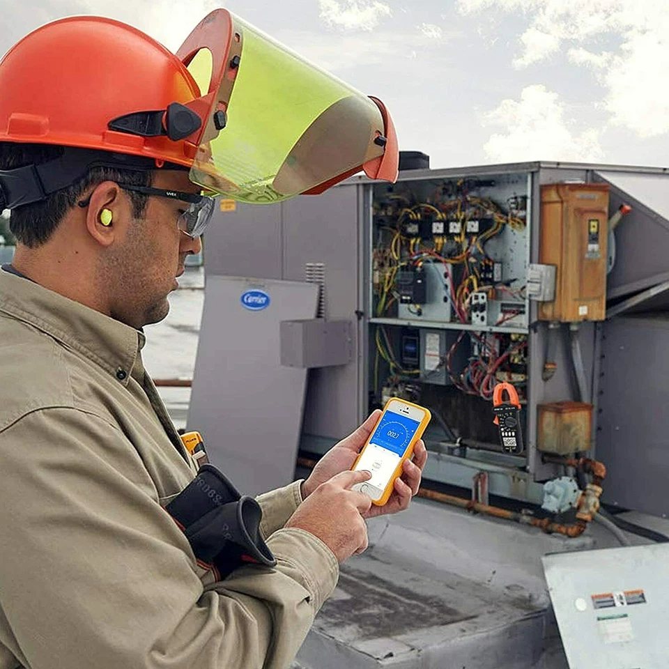 Digital Clamp Multimeter Auto Range True RMS 600V 400A NCV Volt 60MΩ 100mF 10MHz - Bild 3 von 4