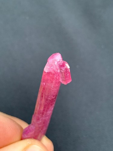 Turmalin langer Kristall Tourmaline Rubellite Russland Pistole Form Natur - Picture 3 of 4