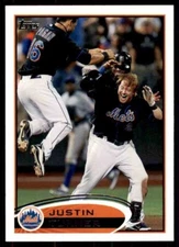 2012 Topps Justin Turner #163 New York Mets
