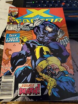 X-Factor #81 comic book Cyber