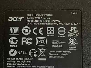 Laptop Lüfter Acer Aspire 5736Z Model PEW72