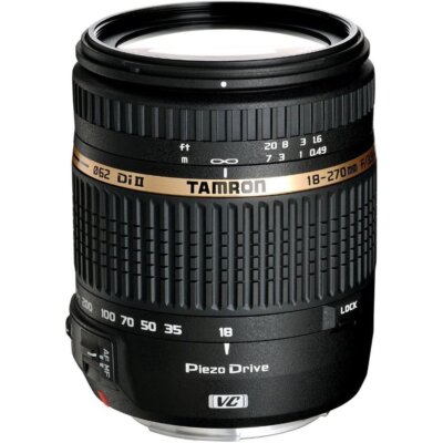 Tamron Auto Focus 18-270mm f/3.5-6.3 VC  for Nikon DSLR Cameras (Model B008N)