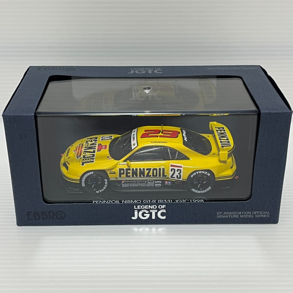 エブロ ペンズオイル ニスモ スカイライン GT-R R33 JGTC 98 EBBRO 44251 1/43 Nissan Pennzoil Nismo Skyline Gt-r R33