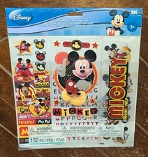 EK Success 132pc Disney Mickey Dimensional Sticker Value Pack!