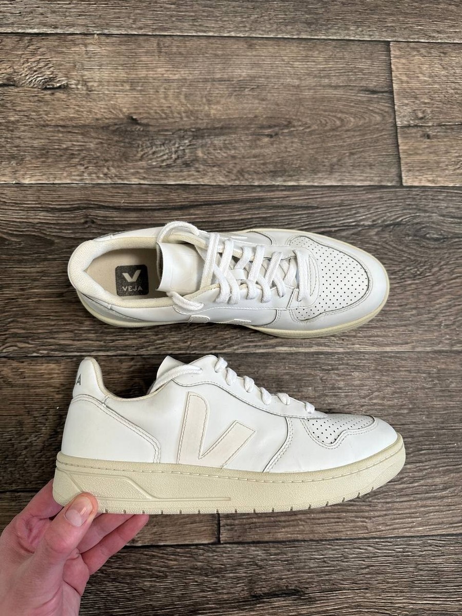 Veja Women White Leather Sneakers Shoes uk7 us9 eu40 | eBay display picture 3