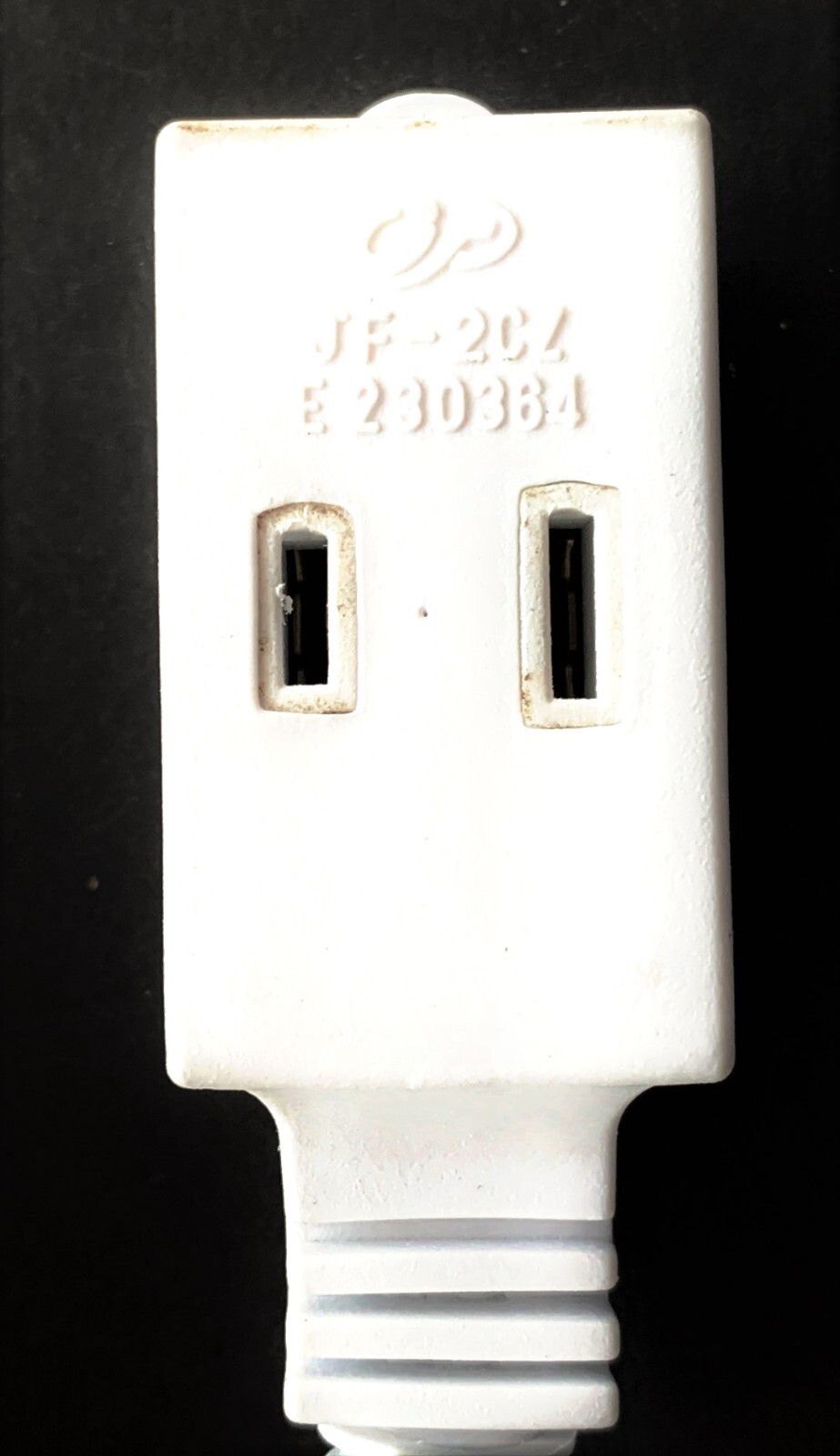 3 Pack White 4ft Electrical 3 Outlet Extension Cord 2 Prong 3-Way Power Splitter