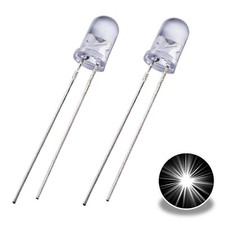 Ultra Bright LEDs 1.8mm / 3mm / 5mm / 10mm - Red / Blue / Green / White / Yellow