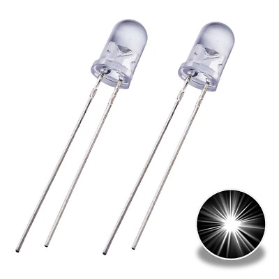 Ultrahelle LEDs 1,8mm / 3mm / 5mm / 10mm - Rot / Blau / Grün / Weiß / Gelb