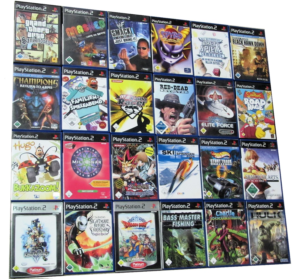 Playstation 2 Spiele Auswahl GTA, Fifa, Potter, Rayman, Lego, Crash, Spyro PS2 - Bild 1 von 1