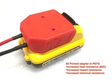 H battery adapter for DeWALT 12v Max dock power connector 12 gauge wire 10.8V
