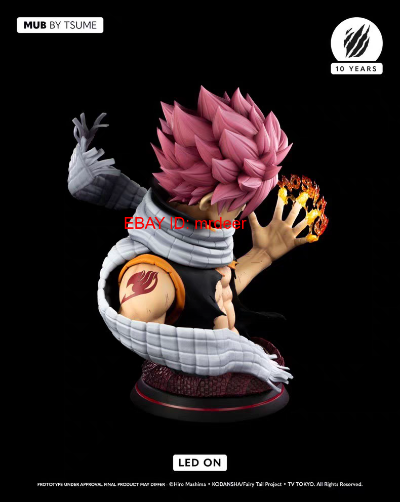 T Studio 1:1 Etherious Natsu Dragneel Fairy Tail Bust Figures