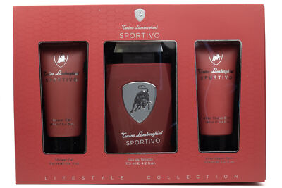 Tonino Lamborghini SPORTIVO Gift Set: Shower Gel fl oz, Eau de