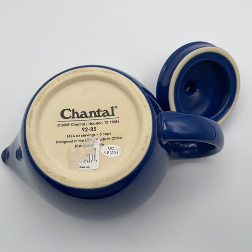 Chantal 2009 Ceramic Teapot Cobalt Blue - Picture 6 of 6